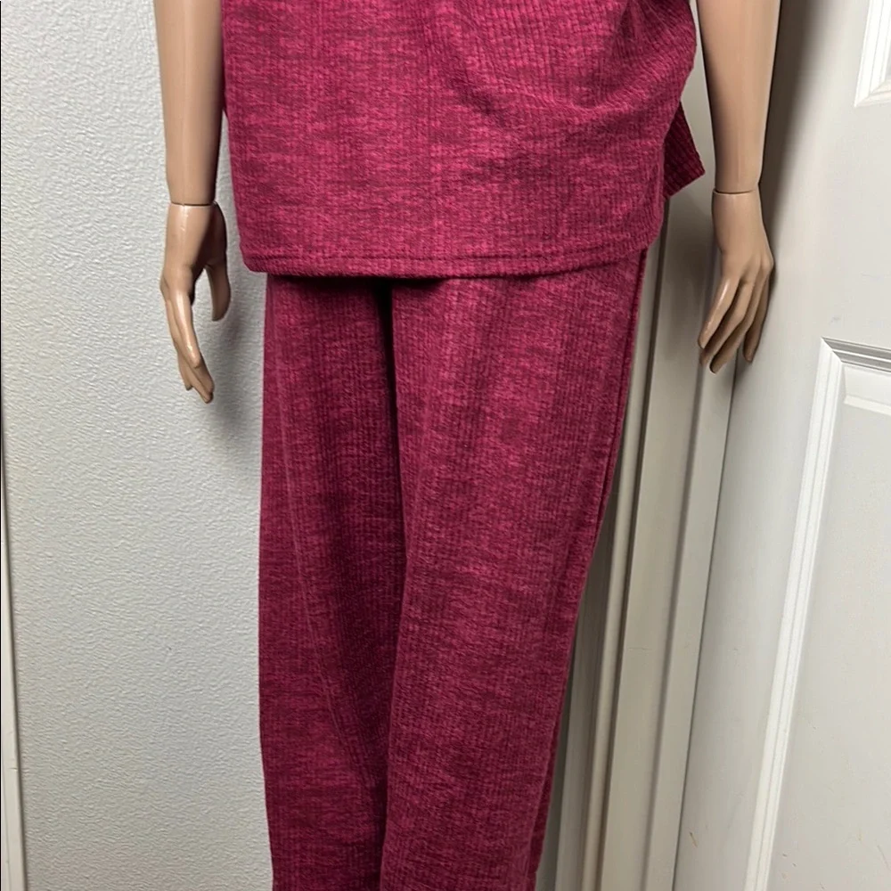Isaac Mizrahi Casual Burgundy NWT  Lounge Set Burgundy Wine Color - Picture 12 of 16
